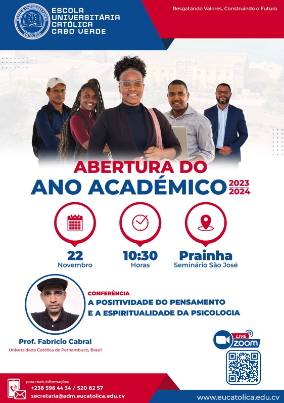 EU Católica Inicia Ano Académico 20232024 com Conferência sobre a Espiritualidade da Psicologia